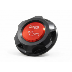 Forge Motorsport hliníkové víčko oleje pro Renault Clio Mk4 RS 200/220 Turbo EDC, r.v.2012-, provedení: černá/červená