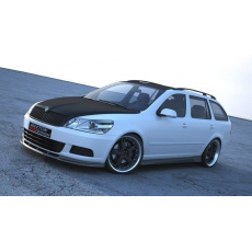 Maxton Design spoiler pod přední nárazník pro Škoda Octavia Mk2 Facelift, černý lesklý plast ABS Maxton Design spoiler pod přední nárazník pro Škoda Octavia Mk2 Facelift, černý lesklý plast ABS