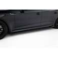 Maxton Design "Street Pro" difuzory pod boční prahy s křidélky pro Audi RS5 F5, plast ABS bez povrchové úpravy, Sportback
