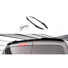 Maxton Design prodloužení spoileru pro Volkswagen Caddy Mk3 Facelift, černý lesklý plast ABS