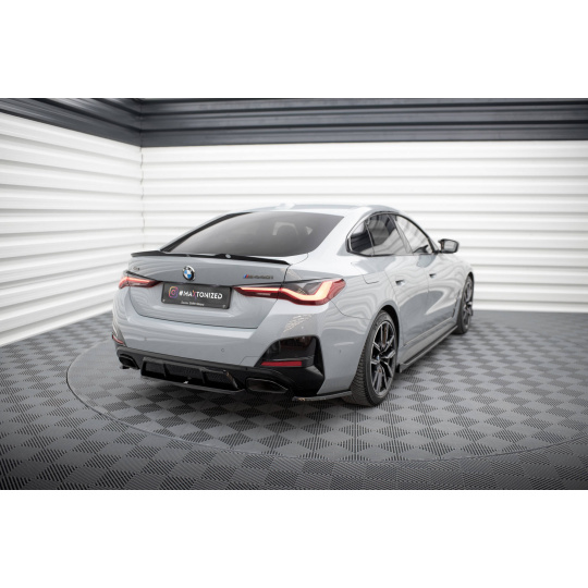 Maxton Design středový spoiler pod zadní nárazník pro BMW řada 4 G26 /M440i, černý lesklý plast ABS