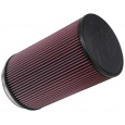 K&N univerzální kulatý filtr se vstupem 152 mm a výškou 305 mm, gumový vrchlík