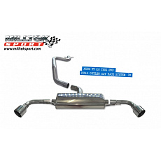 Milltek Sport homologovaný výfuk cat-back Dual pro Audi TT Mk2 2.0 TFSi 2WD 2006-2011 Milltek Sport homologovaný výfuk cat-back Dual pro Audi TT Mk2 2.0 TFSi 2WD 2006-2011