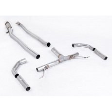 Milltek Sport výfukový systém cat-back s rezonátorem a klapkami pro Mercedes třída A A35 AMG 2.0 Turbo (Sedan - bez OPF/GPF) 2019-2024, využívá originálních koncovek