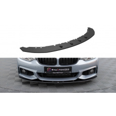 Maxton Design "Street Pro" spoiler pod přední nárazník pro BMW řada 4 F32, plast ABS bez povrchové úpravy, s červenou linkou, Coupe M-Pack