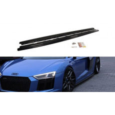Maxton Design difuzory pod boční prahy pro Audi R8 Mk2, černý lesklý plast ABS Maxton Design difuzory pod boční prahy pro Audi R8 Mk2, černý lesklý plast ABS