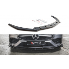 Maxton Design spoiler pod přední nárazník ver.2 pro Mercedes CLA C118/AMG 35, černý lesklý plast ABS