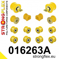 016263A: Strongflex Sada silentbloků zadního zavěšení varianta SPORT 016263A: Strongflex Sada silentbloků zadního zavěšení varianta SPORT