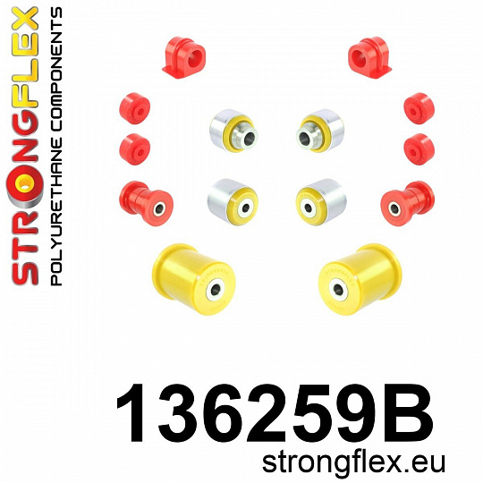 136259B: Full suspension bush kit 136259B: Full suspension bush kit