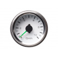 Autogauge přídavný ukazatel tlaku vzduchu dvouručkový bílý 52mm