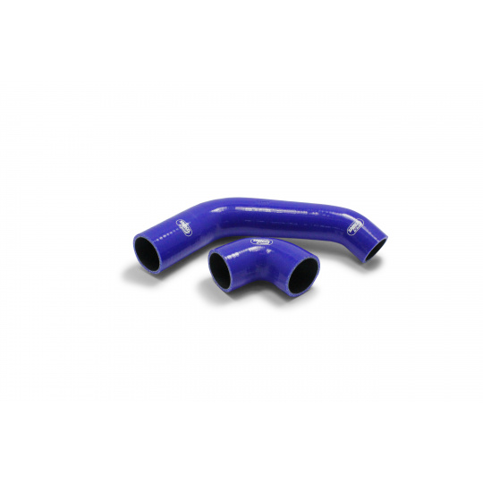 Samco Sport 2-dílná sada silikonových hadic pro vedení vzduchu k turbu pro Suzuki Jimny JB64W 7/2018 - on 4x4 1.5l i3 Turbo. (R06A, 660cc), JDM, barva: modrá