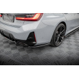 Maxton Design boční difuzory pod zadní nárazník pro BMW řada 3 G20 Facelift M340i, G21 Facelift M340i, černý lesklý plast ABS