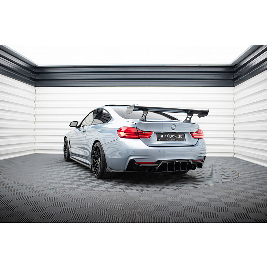 Maxton Design zadní křídlo s úzce rozkročenými držáky pro BMW řada 4 F32, F32 M-Pack, pravý karbon, Coupe Maxton Design zadní křídlo s úzce rozkročenými držáky pro BMW řada 4 F32, F32 M-Pack, pravý karbon, Coupe