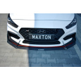 Maxton Design "Racing" spoiler pod přední nárazník pro Hyundai i30 N Mk3, plast ABS bez povrchové úpravy