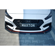 Maxton Design "Racing" spoiler pod přední nárazník pro Hyundai i30 N Mk3, plast ABS bez povrchové úpravy