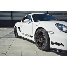 Maxton Design difuzory pod boční prahy pro Porsche Cayman Mk1, Carbon-Look Maxton Design difuzory pod boční prahy pro Porsche Cayman Mk1, Carbon-Look