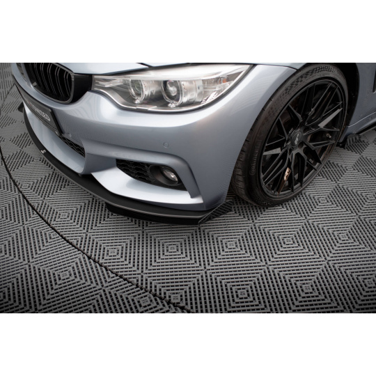 Maxton Design rohové spoilery pod přední nárazník pro BMW řada 4 F32, plast ABS bez povrchové úpravy, Coupe M-Pack