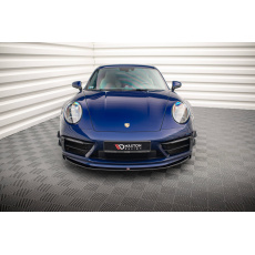 Maxton Design spoiler pod přední nárazník pro Porsche 911 992 Carrera/Carrera S Aero, černý lesklý plast ABS Maxton Design spoiler pod přední nárazník pro Porsche 911 992 Carrera/Carrera S Aero, černý lesklý plast ABS