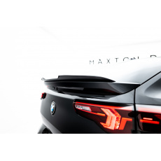 Maxton Design prodloužení spoileru pro BMW X2 U10, černý lesklý plast ABS, M-Pack