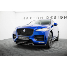 Maxton Design spoiler pod přední nárazník pro Jaguar F-Pace R-Sport Mk1, černý lesklý plast ABS Maxton Design spoiler pod přední nárazník pro Jaguar F-Pace R-Sport Mk1, černý lesklý plast ABS