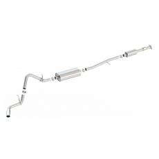 Borla Cat-Back výfukový systém "S-Type" typ 36 pro GMC Sierra 1500 2,7l 4vál. turbo AUT, 2&4WD, Ext. Cab Standard Bed, Crew Cab Short Bed WB 147", r.v. 2019-2020, typ koncovek: chromové