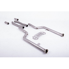 Milltek Sport náhrada GPF/OPF bez rezonátoru (hlasitější) pro BMW řada 4 G82 M4/M4 Competition S58 3.0 Turbo (s OPF/GPF) 2020-2024, pouze pro OE Downpipes & Milltek Sport OPF/GPF Back systém