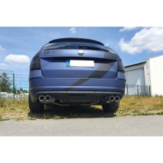 Fox Sportauspuff koncový tlumič výfuku s koncovkou 2x76 Typ 16 na obou stranách pro Škoda Octavia 5E s motorem 2.0 4x4