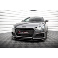 Maxton Design spoiler pod přední nárazník pro Audi TT 8S, černý lesklý plast ABS, S-Line