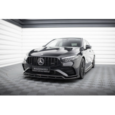 Maxton Design spoiler pod přední nárazník pro Mercedes třída A W177 Facelift A35 AMG, černý lesklý plast ABS, Hatchback/Sedan Maxton Design spoiler pod přední nárazník pro Mercedes třída A W177 Facelift A35 AMG, černý lesklý plast ABS, Hatchback/Sedan