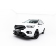 Maxton Design spoiler pod přední nárazník pro Ford Kuga ST-Line Mk2 Facelift, černý lesklý plast ABS