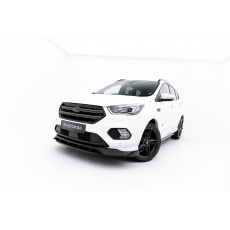 Maxton Design spoiler pod přední nárazník pro Ford Kuga ST-Line Mk2 Facelift, černý lesklý plast ABS