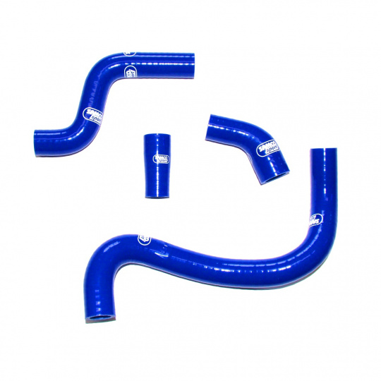Samco Sport 4-dílná sada silikonových hadic pro doplňkové vedení chladicí kapaliny pro Porsche 944S 1987 - 1989 16v 2.5l 187 Bhp, barva: modrá