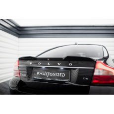 Maxton Design prodloužení spoileru 3d pro Volvo S80 Mk2, černý lesklý plast ABS