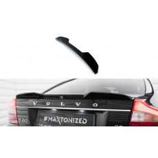 Maxton Design prodloužení spoileru 3d pro Volvo S80 Mk2, černý lesklý plast ABS