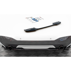 Maxton Design středový spoiler pod zadní nárazník pro BMW X1 F48 /M-Pack, černý lesklý plast ABS Maxton Design středový spoiler pod zadní nárazník pro BMW X1 F48 /M-Pack, černý lesklý plast ABS