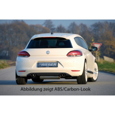 Rieger zadní nárazník pro Volkswagen Scirocco 3 13 2-dvéř. před faceliftem, plast ABS bez povrchové úpravy