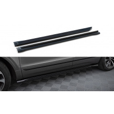 Maxton Design difuzory pod boční prahy pro Bentley Bentayga Mk1, černý lesklý plast ABS