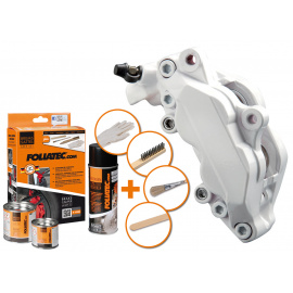 FOLIATEC dvousložková barva na brzdy, barva: bílá (Pure white)