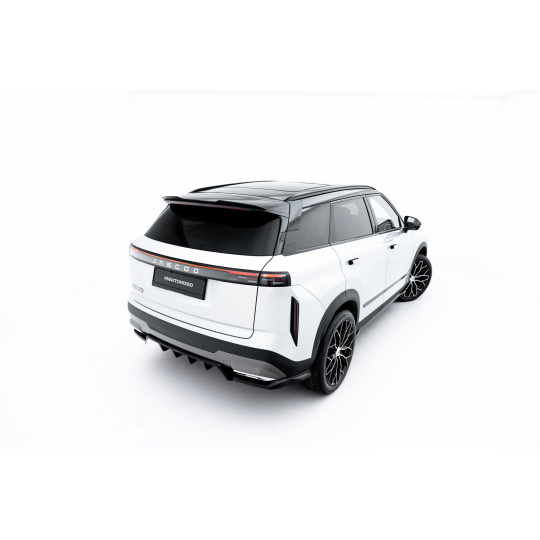 Maxton Design prodloužení spoileru pro Jaeco 7 Mk1, černý lesklý plast ABS