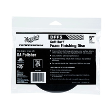 Meguiar's Soft Buff Foam Finishing Disc 5" - finišovací a voskovací kotouč pro DA leštičku (měkký), 5palcový