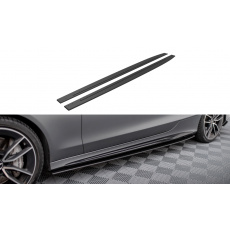 Maxton Design "Street Pro" difuzory pod boční prahy pro Mercedes třída C W205 Facelift/43 AMG/Coupe, plast ABS bez povrchové úpravy