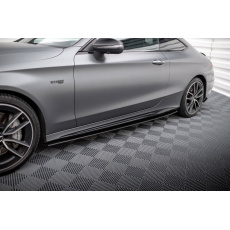 Maxton Design "Street Pro" difuzory pod boční prahy pro Mercedes třída C W205 Facelift/43 AMG/Coupe, plast ABS bez povrchové úpravy Maxton Design "Street Pro" difuzory pod boční prahy pro Mercedes třída C W205 Facelift/43 AMG/Coupe, plast ABS bez povrchové úpravy