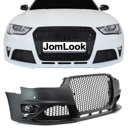 JOM přední nárazník Audi A4 8K / B8 facelift (11-15) v RS designu včetně masky a mlhovek