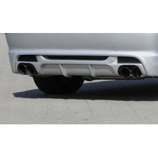 Rieger vložka zadního nárazníku pro BMW řada 3 E46 kabriolet, kupé, sedan vč. faceliftu, plast ABS bez povrchové úpravy, pro dvojitou koncovku vlevo/vpravo Rieger vložka zadního nárazníku pro BMW řada 3 E46 kabriolet, kupé, sedan vč. faceliftu, plast ABS bez povrchové úpravy, pro dvojitou koncovku vlevo/vpravo