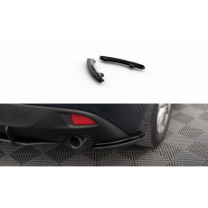 Maxton Design boční difuzory pod zadní nárazník pro Mazda 3 Mk3, Carbon-Look