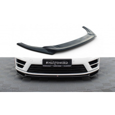 Maxton Design spoiler pod přední nárazník pro Volkswagen Golf R Mk7, černý lesklý plast ABS, ver. 2 Maxton Design spoiler pod přední nárazník pro Volkswagen Golf R Mk7, černý lesklý plast ABS, ver. 2
