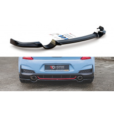 Maxton Design středový spoiler zadního nárazníku pro Hyundai i30 N Mk3, černý lesklý plast ABS, hatchback Maxton Design středový spoiler zadního nárazníku pro Hyundai i30 N Mk3, černý lesklý plast ABS, hatchback