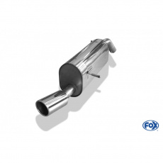 Fox Sportauspuff koncový tlumič výfuku s koncovkou 1x90 Typ 16 pro Peugeot 207 2007- s motorem 1.0, 1.2, 1.4, 1.4 HDi, 1.6, 1.6 HDi