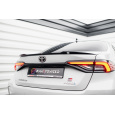 Maxton Design prodloužení spoileru pro Toyota Corolla XII 2019-/Sedan, černý lesklý plast ABS