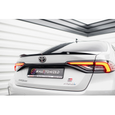 Maxton Design prodloužení spoileru pro Toyota Corolla XII 2019-/Sedan, černý lesklý plast ABS